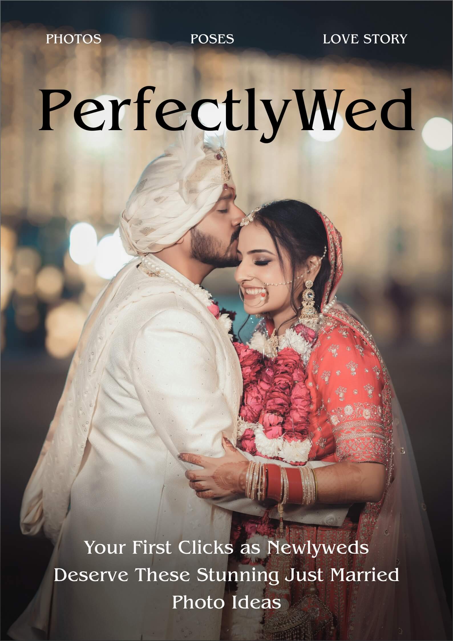 Your First Clicks as Newlyweds Deserve These Stunning Just Married Photo Ideas